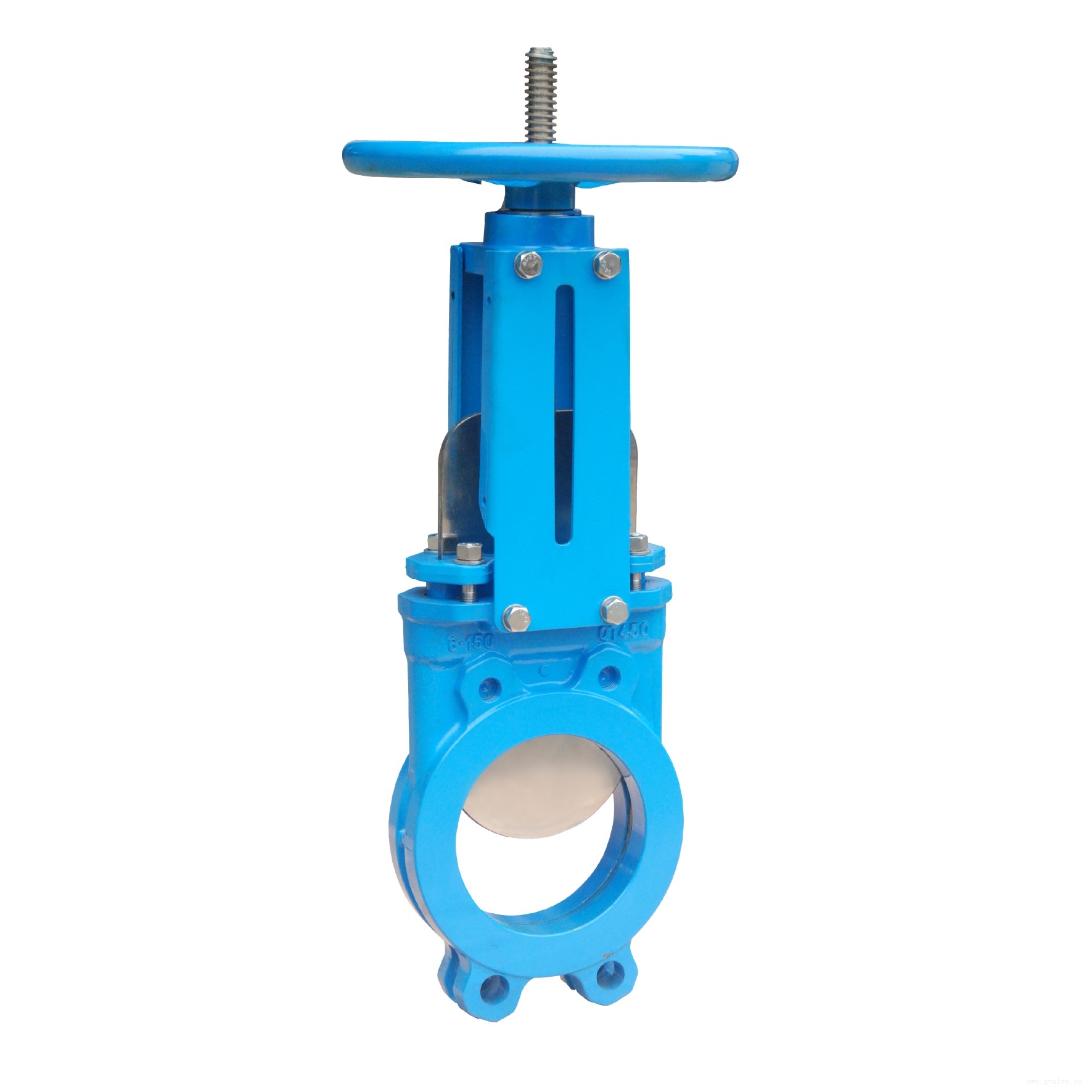 双向密封无凹槽刀型闸阀