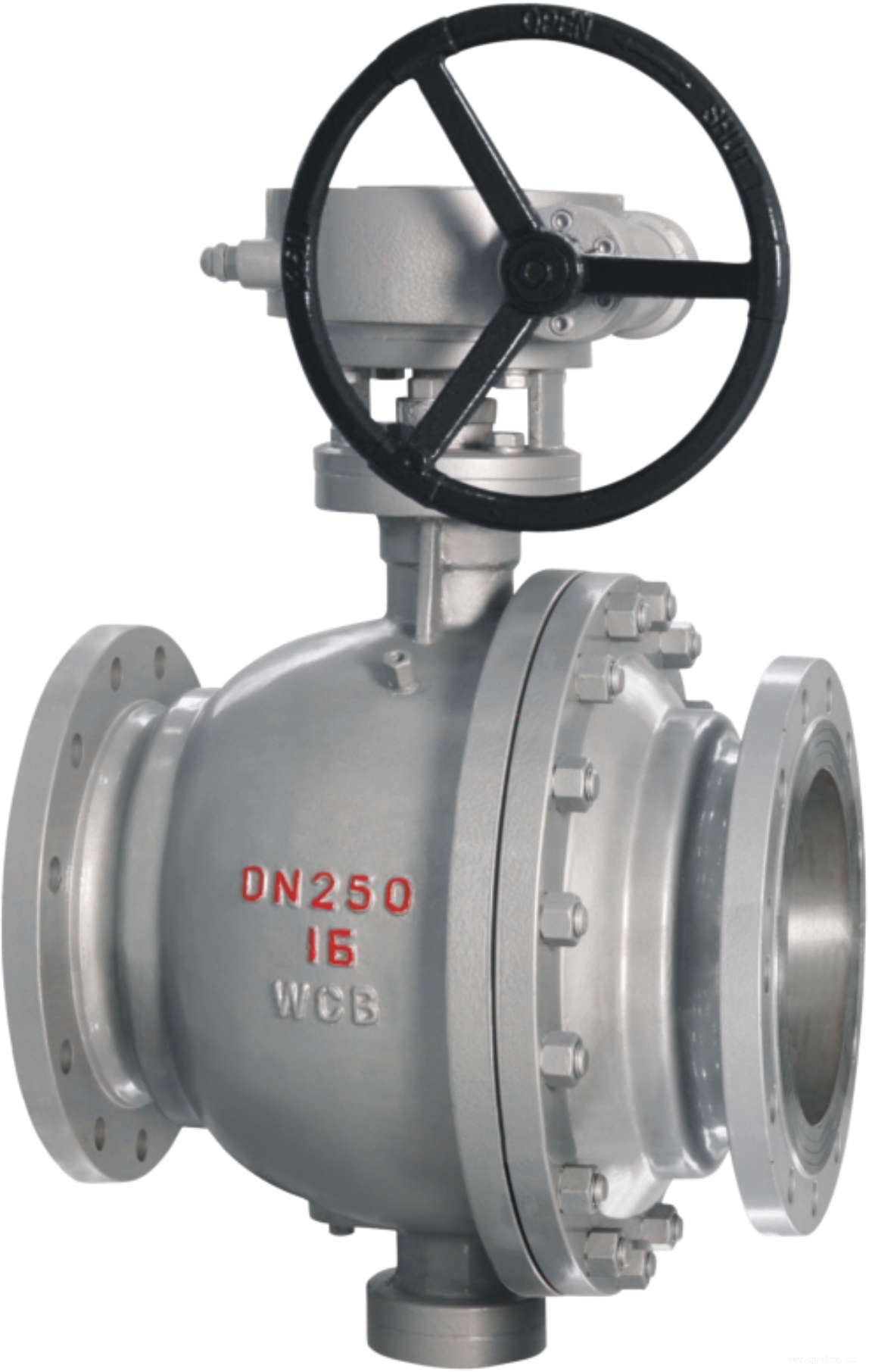 蜗轮法兰固定式球阀