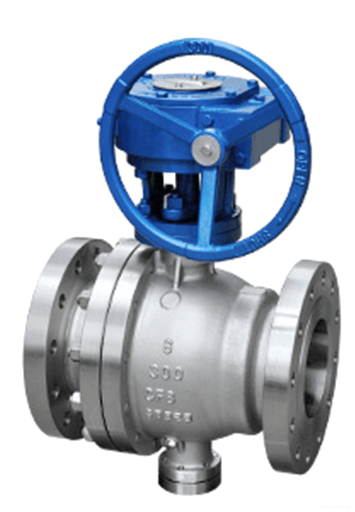 蜗轮法兰固定式球阀